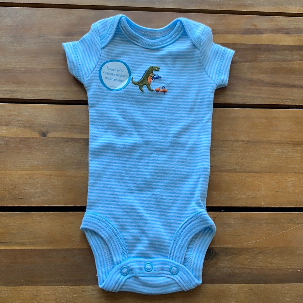 Carter’s Preemie Dinosaur Boys Onesie NEW